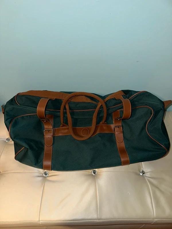 Ralph Lauren Vintage Travel Bag - Etsy