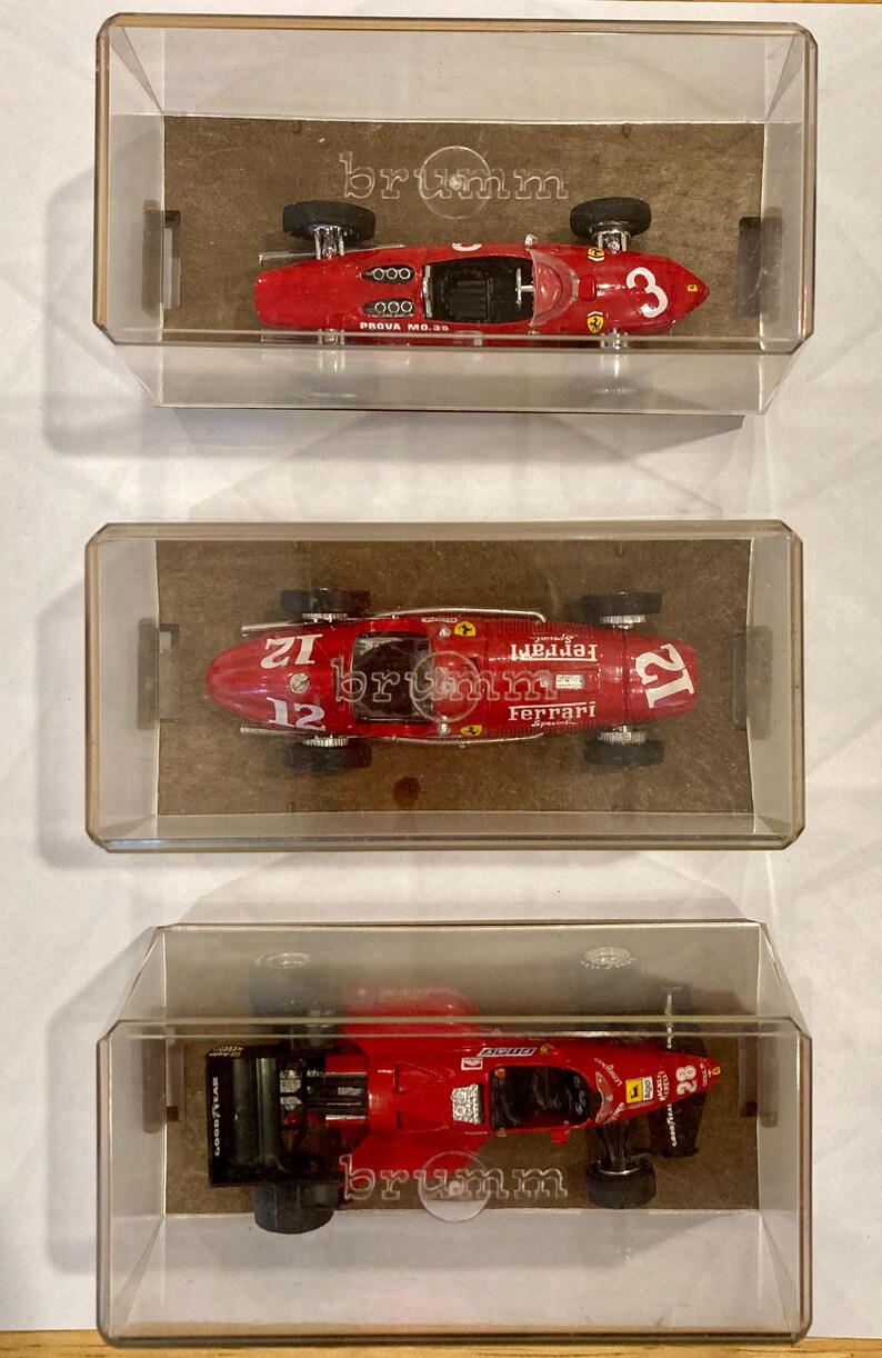 Brumm Vintage Serie Oro (Gold Series) 1:23 Skala Gjuten Ferrari-modeller (Italien) bild 2
