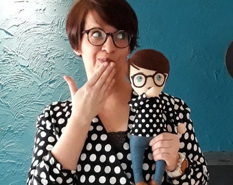 Mini-MiniMe, Porträtpuppe, Selfie doll,  individuelle Stoffpuppe