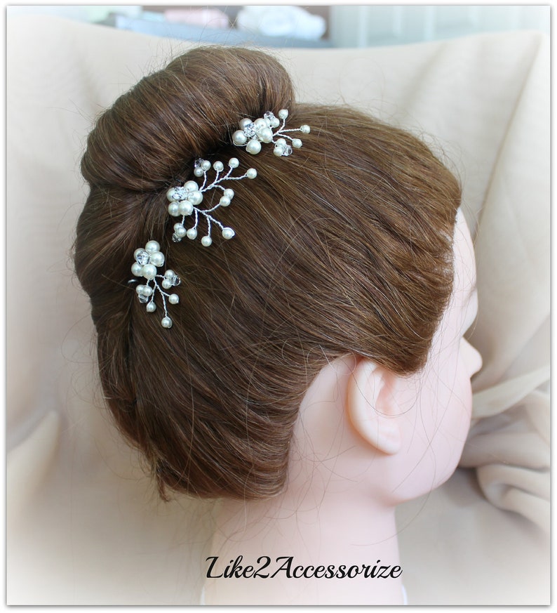 navy blue wedding hair accessories