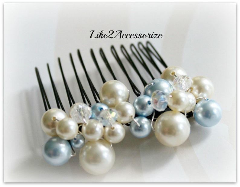 Blue Pearl Hair Comb - Sally Beauty - wide 1