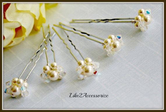 Wedding Hair Accessories Bridal Hair Pins Crystal Swarovski  display picture 2