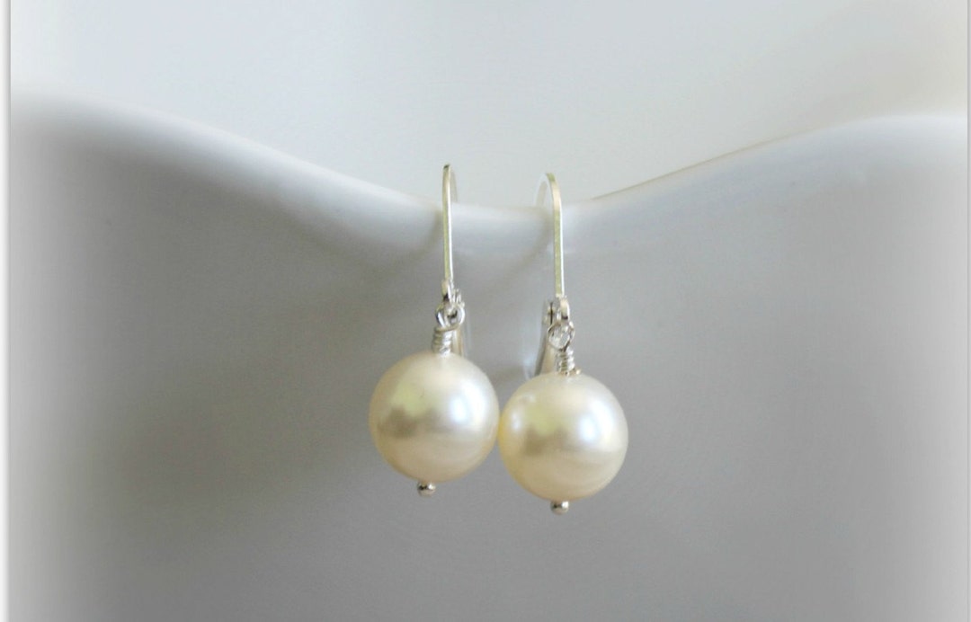 Bridesmaid Pearl Jewellery Bridal Earrings Wedding Pearl - Etsy