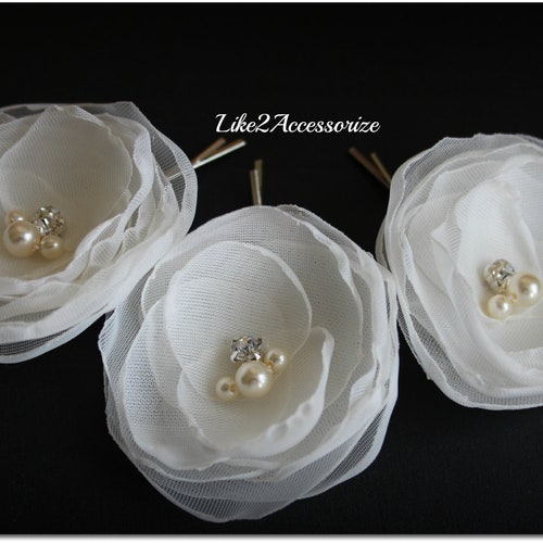 Lilac Flower Clip Hair Fascinator Bridal Headpiece Wedding Etsy