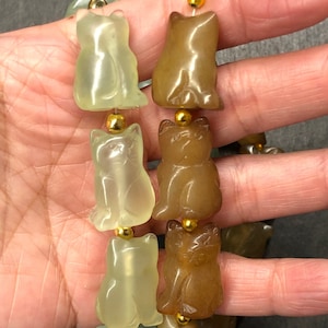 Kitty Cat Stone Beads