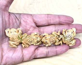 アンティークの日本製樹脂根付龍（1950年代頃、未使用、廃棄） - Etsy 日本