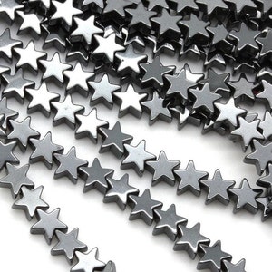 Hematite Stars 6-7mm Full Strand