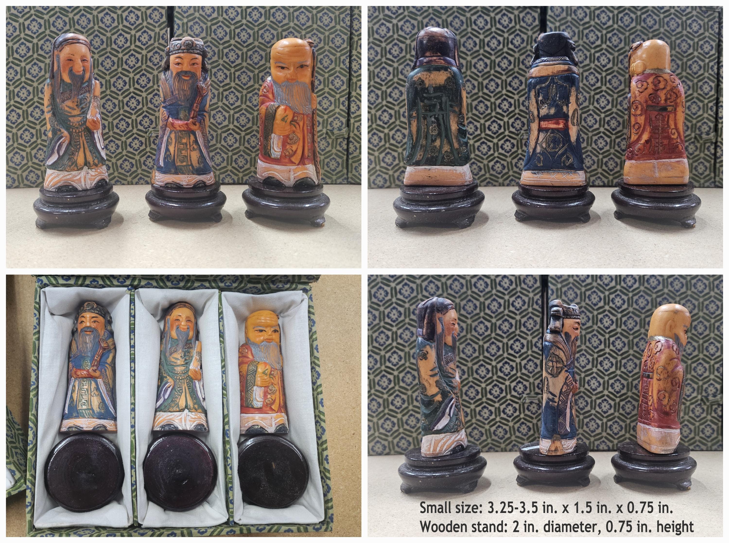 Vintage Sanxing Deities 