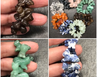 Stone Cat Beads 12-14mm x 20mm