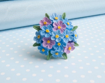 Forget Me Not Brooch, Pin