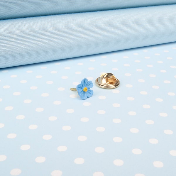 Tiny Forget me Not Lapel Pin