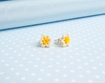 Little Daffodil stud earrings made in Wales    (1467)