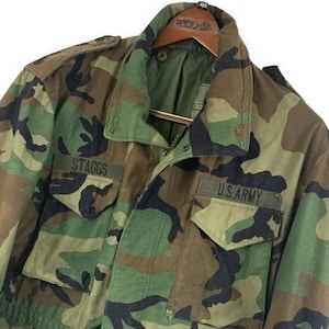 U.S. Army M-65 Field Jacket Authentic 1993 L 10th Mountain Division