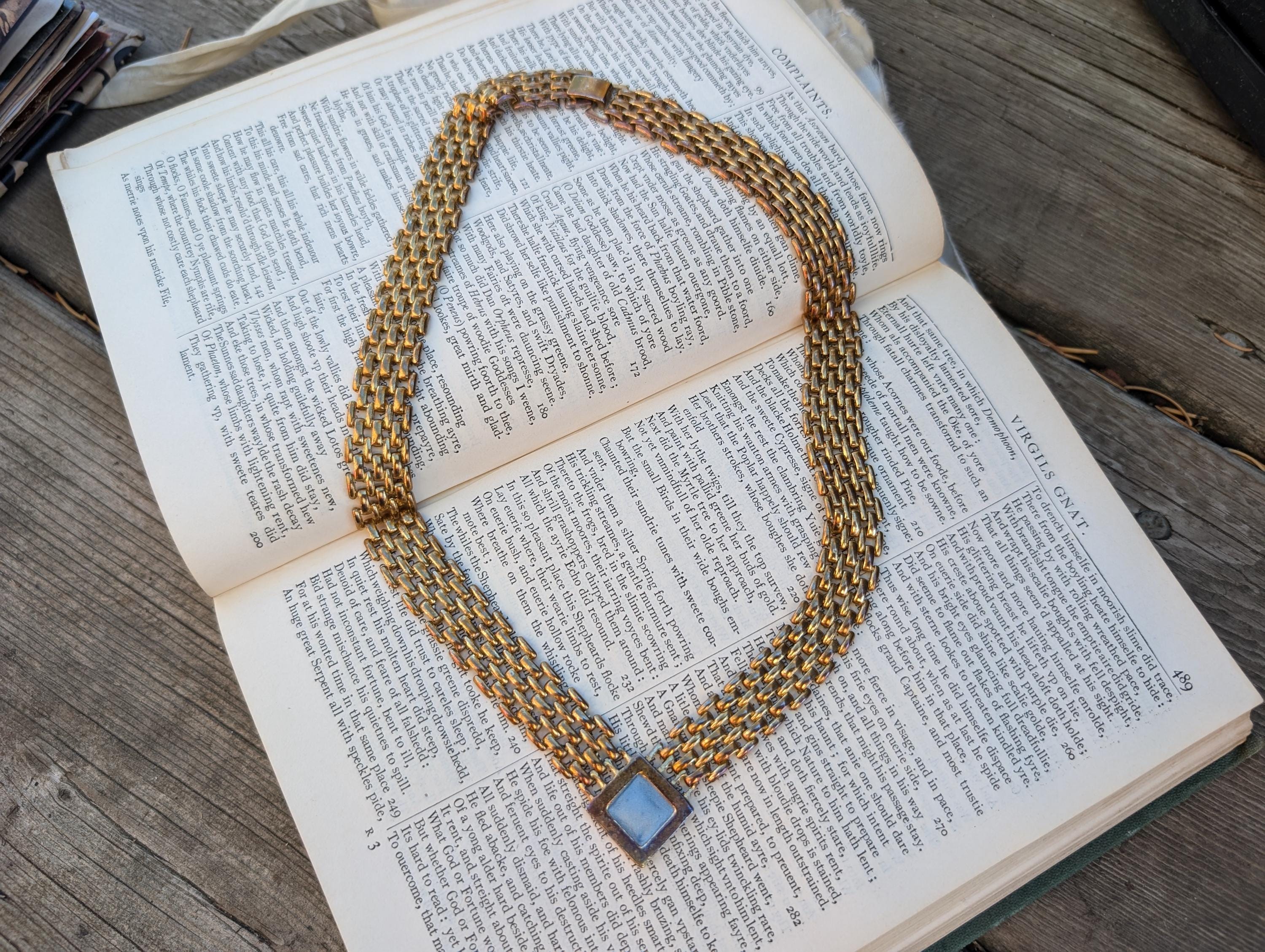 80s Gold Necklace - Etsy Canada