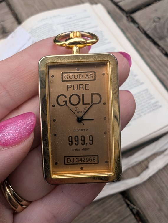 Vintage Good as Gold Watch Charm - Etsy