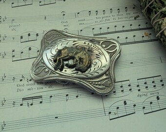 Rooster Rodeo Western Cowboy Style Belt Buckle Heblla Vaquera Con
