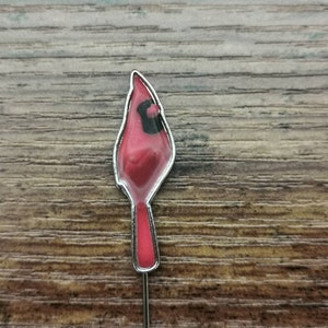 Vintage cardinal hat pin