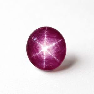 Natural Red Star Ruby 11.30 Ct Oval Cabochon | Deep Red Loose Gemstone Jewelry Making