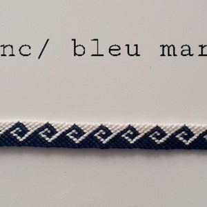 Pulsera brésilien motivo vago bleu marine