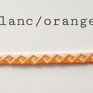 Bracelet brésilien motif vague Pomarańczowy