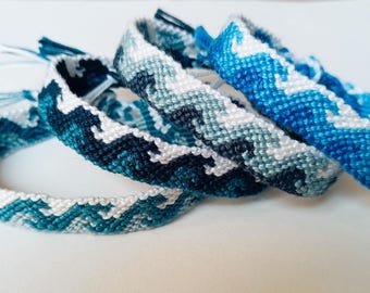 bracelet brésilien motif vague