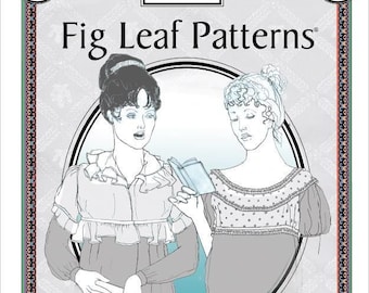FIG LEAF PATTERNS® 213, sizes 8-18: Two Canezous, 1795-1815