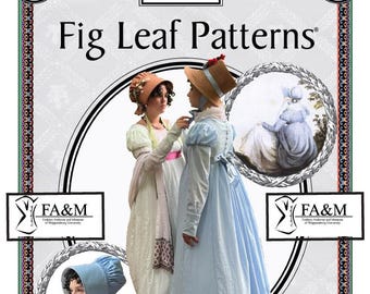 Fig Leaf Patterns® 205, sizes 18-28 Jane Austen Dress, c. 1807-1811