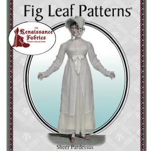 Fig Leaf Patterns 259, size 18-28: Pardessus (short pelisse), c 1810-1815