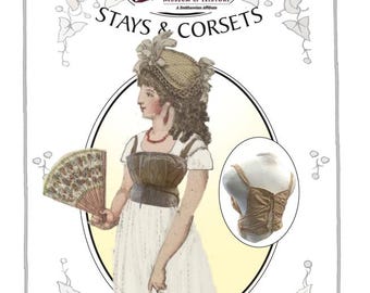 Fig Leaf Patterns® 1021  sizes 8-18: 1790s Soft Transitional  Corset