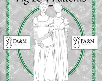 Fig Leaf Patterns® 220: c.1810 Evening Dress, sizes 8-18