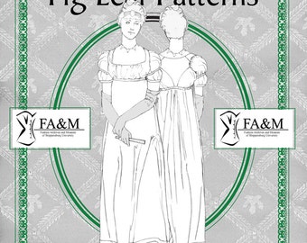 Fig Leaf Patterns® 220: c.1810 Evening Dress, sizes 18-28