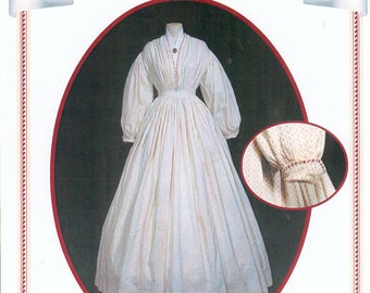Peachtree Merchantile 206, Dress c.1860, size 18 to 28