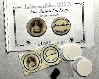 Fig Leaf Patterns Indispensables: 005.3 Jane Austen Pin Keep Kit