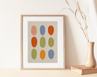 Colorful Print Abstract Art Poster Modern Giclee Art Print Wall Art Abstract Decor Gift