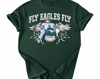 Fly Jalen Hurts Fly T-Shirt, Philadelphia Football Tee, College Football Game Day Tee, Vintage Sports Shirt, Fan Gift