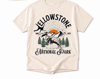 Bison Yellowstone National Park Comfort Colors Shirts , Funny Bison Meme Tee, National Park Graphic, Wildlife Lover Gift, Funny Meme T-Shirt