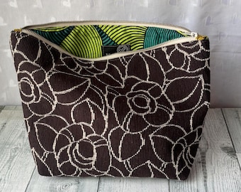 All Purpose Pouch, Large Cosmetic Bag, Hair Tool Organizer Bag,  Cosmetic Pouch, Travel Makeup Organizer, Toiletry bag
