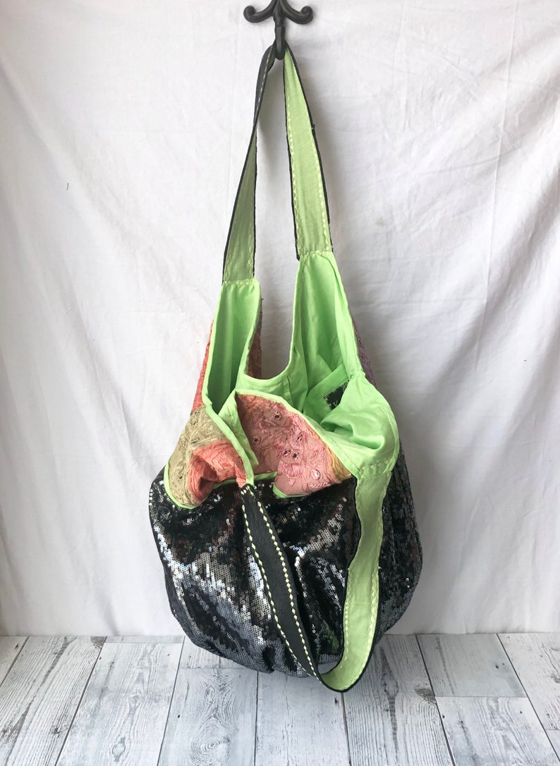Sac Bandoulière Tribalover Tissé Main - Motifs Ethniques Colorés - Taille M