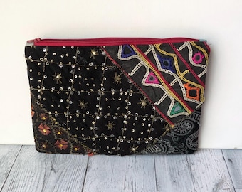 Ethno-Kupplung, gestickte Kupplung, handgefertigte Frauen-Kupplung, Abend-Kupplung, Boho Geldbörse, Brieftasche, Boho-Beutel, Kupplung, Geschenkidee