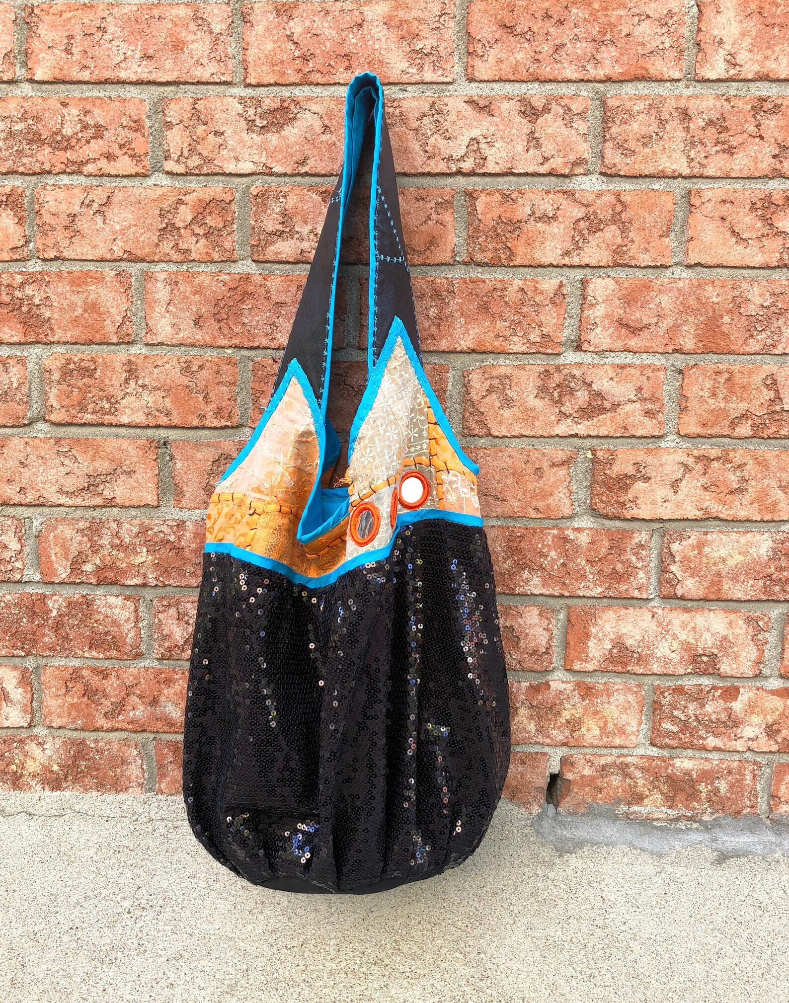 Sequin Removable Strap Shoulder Bag main image 0