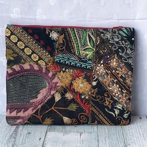 Ethnic Clutch, Embroidered Clutch, Handcrafted Women Bag, Evening Clutch, Boho Purse,  Hippie Bag, Gift Idea For Her, Everyday Purse.