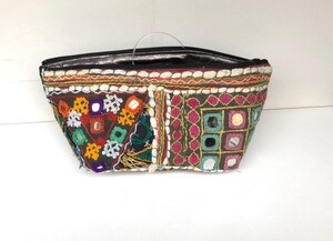 Trousse De Toilette Fille Motif Teckel - Tissu Lin, Fermeture éclair, Rangement Maquillage, Cadeau Original
