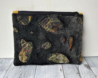 Textile Art Clutch, Handcrafted Women Clutch, Artist, Art Lovers, Evening Clutch, Wallet, Clutch, Gift for Her,