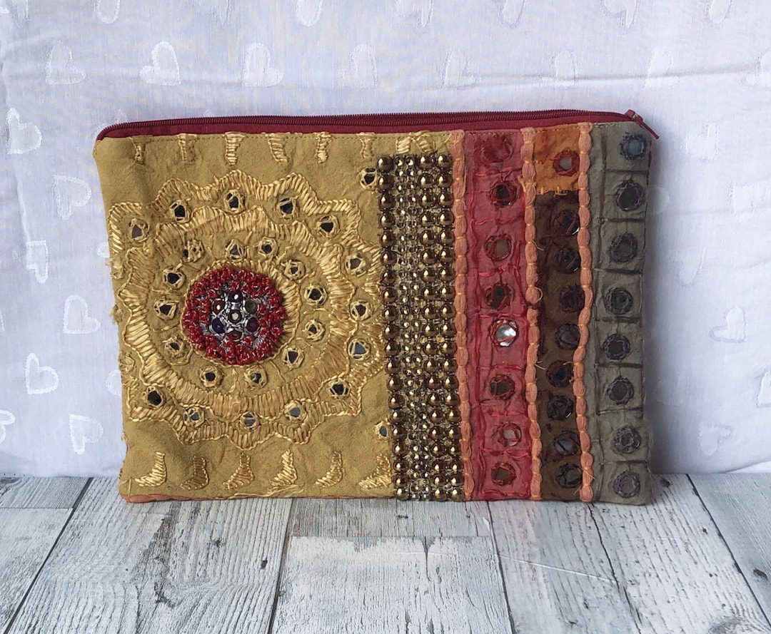 Pochette à Broder Faite Main - Style Clutch (neuf Sans étiquette)