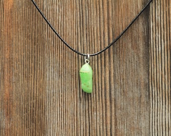Monarch butterfly chrysalis pendant