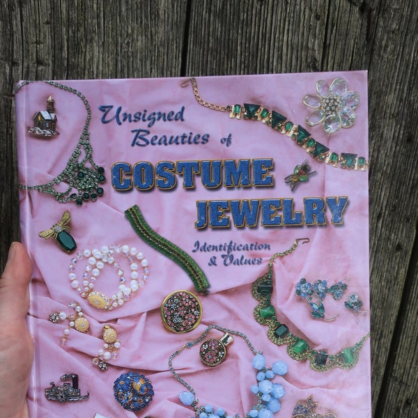 Vintage Book "Unsigned Beauties of Costume Jewelry" by Marcia Sparkles Brown Identification and Price Guide