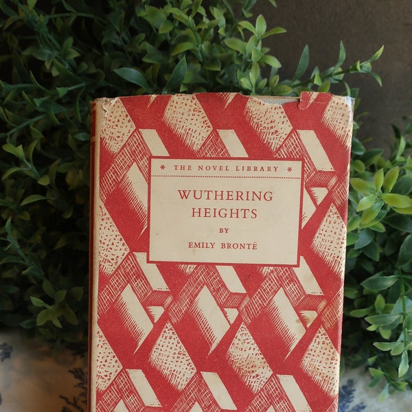 Vintage Book Wuthering Heights by Emily Bronte The Novel Library 1950 Literary Classic