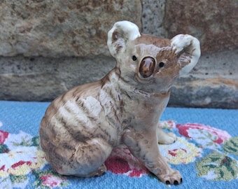 Vintage Beswick Koalafigur England nr 1038 Vilda djur Porslinsminiatyr