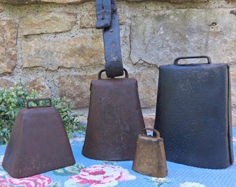 One Antique Metal Cow Bell Rustic Cowbell Modern Farmhouse Decor