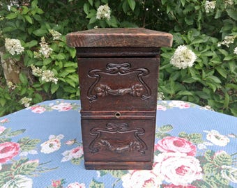 Ornate Cabinet of Sewing Machine Drawers Craft Room Storage